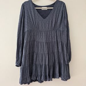 UO Textured Babydoll Dress